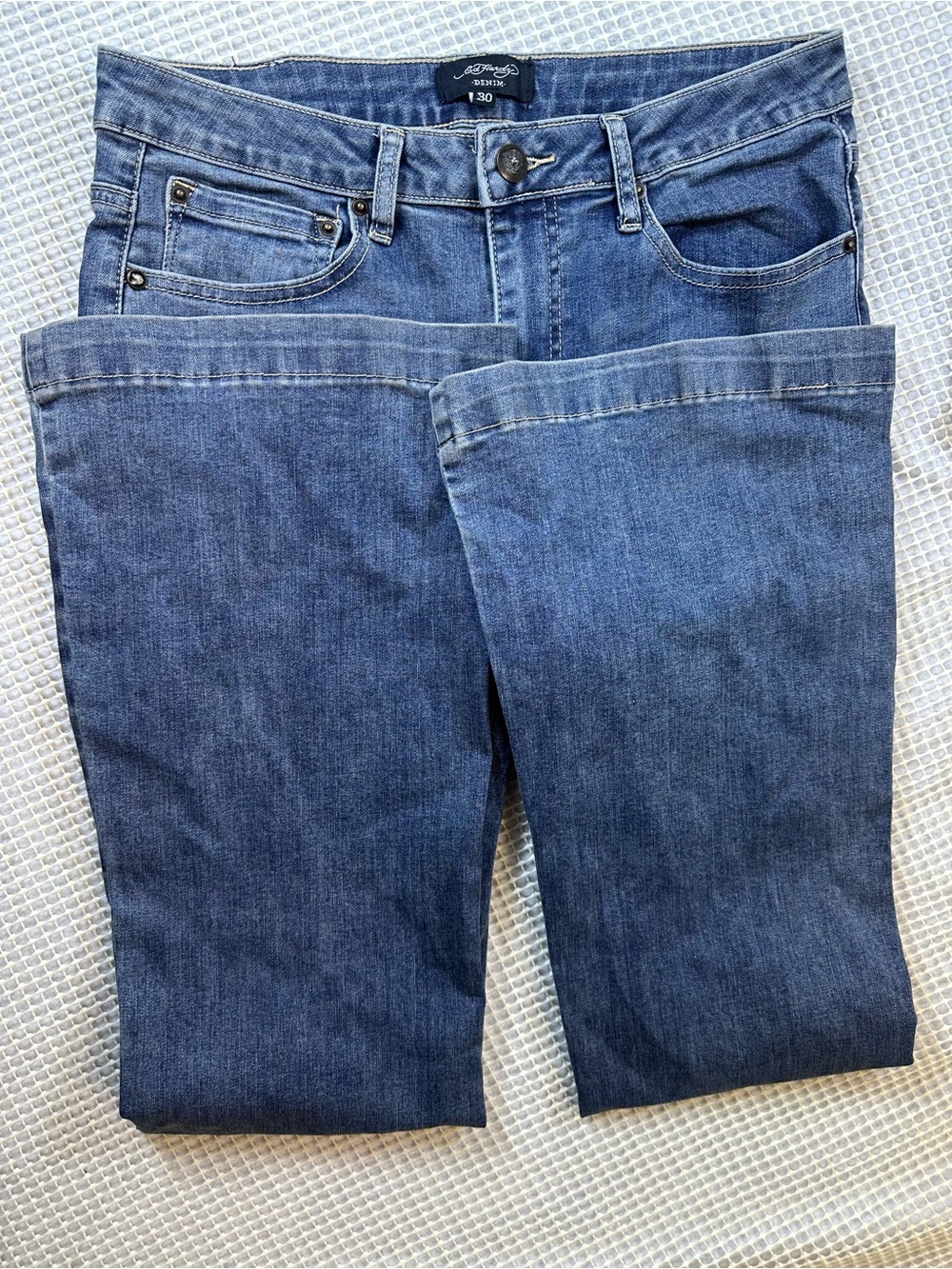 Ed Hardy Y2K True Love Embroidered Denim Fit and Flare Women's Jeans Size 30 - Picture 11 of 11